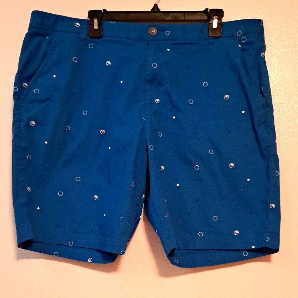Arnold Palmer Golf Shorts Royal Blue Size 40 Cotton